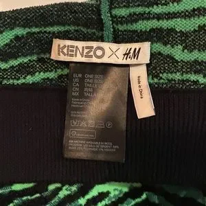 Kenzo | Accessories | Kenzo X Hm Green Beanie | Poshmark display picture 3